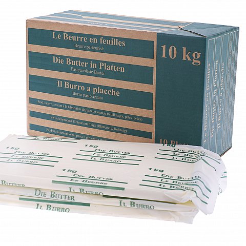Die Butter Platten 10 x 1 Kg