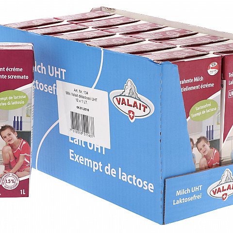 Delaktosierte Milch UHT 12 x 1L