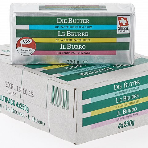 Die Butter 4 x 250 gr