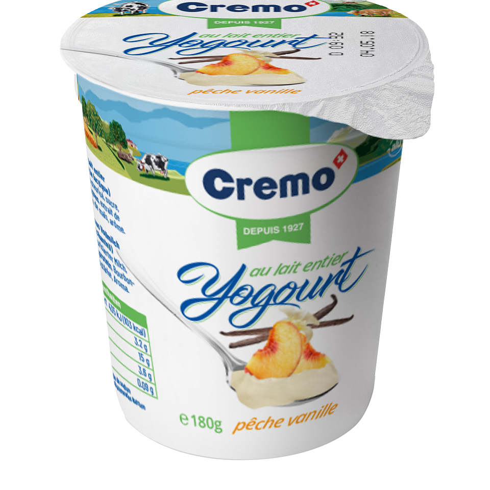 Jogurt Pfirsich / Vanille 10 x 180 gr
