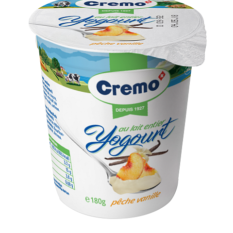 Jogurt Pfirsich / Vanille 10 x 180 gr