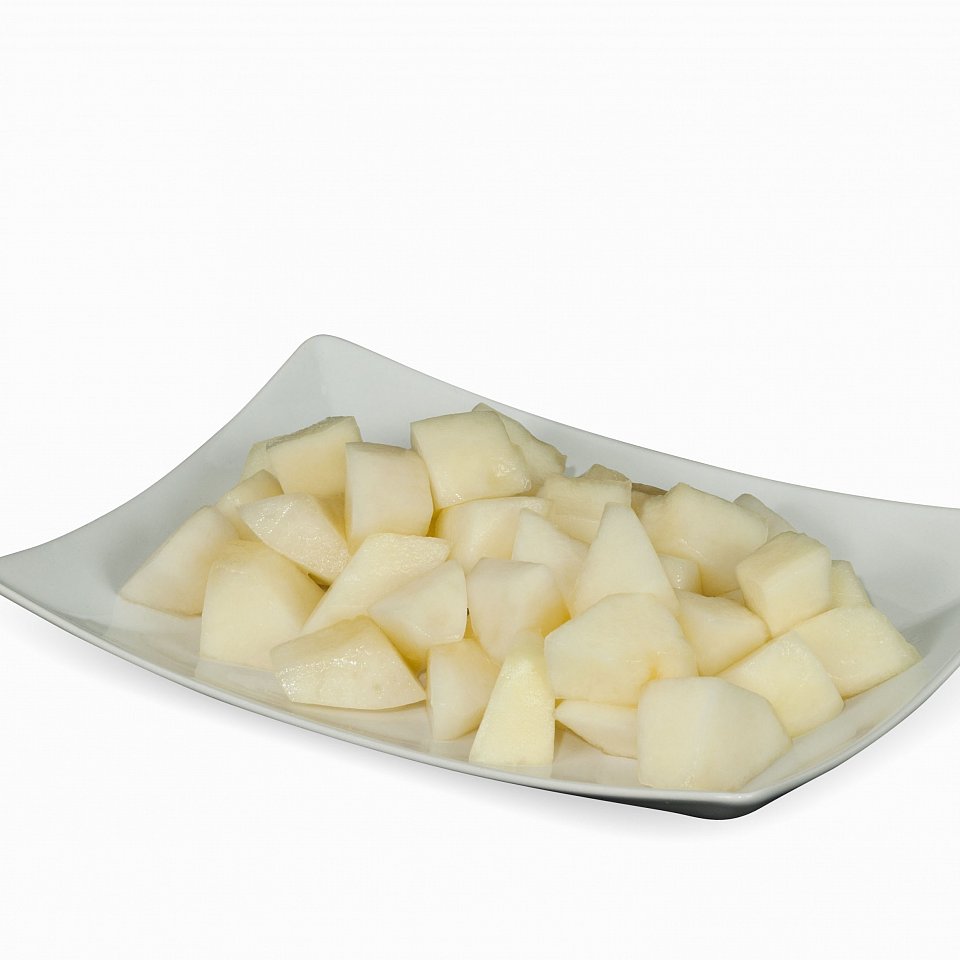 Melonen grün Würfel grob 1 kg