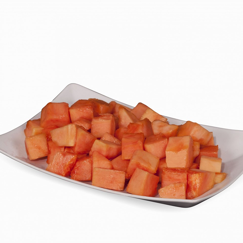 Papaya Würfel grob 500g