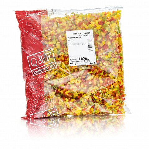 Peperoni farbig Brunoise 1 kg