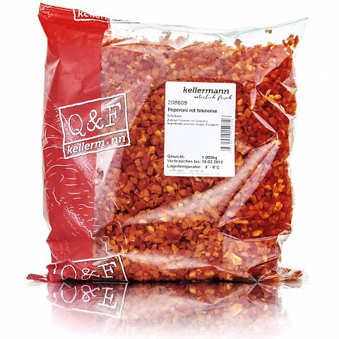 Peperoni rot Brunoise 1 kg