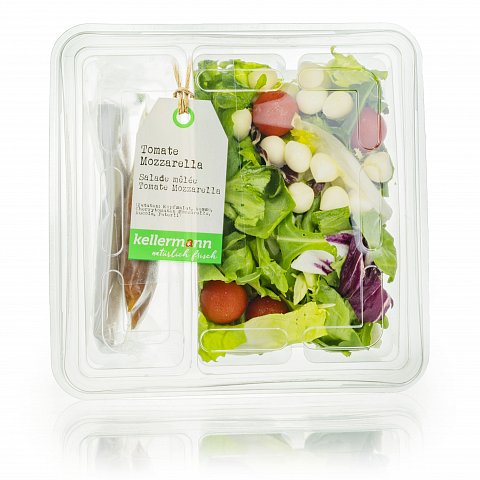Salatschale Mischsalat mit Tomate Mozarella 6x250g
